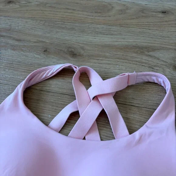 Lululemon Athletic Energy High Support Sports Bra Dew Pink NWT Women’s Sz 38C - Picture 3 of 8